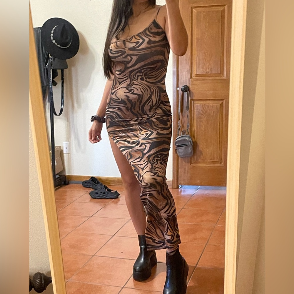 Asymmetrical dress